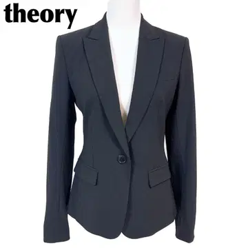 theory 테일러드 자켓 원버튼 4 무지 블랙