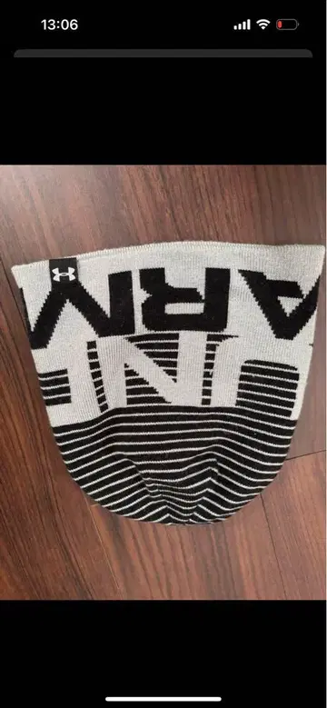 Under Armour 타이트 핏 니트 모자 그레이/블랙