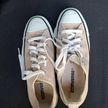 CONVERSE 베이지 스니커즈 US 8