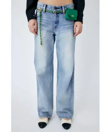 90S LOWRISE LOOSE STRAIGHT moussy 데님