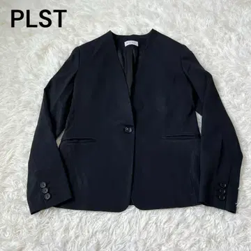 PLST 플라스테 노카라 자켓 블랙 S