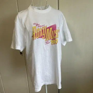 FREAK'S STORE ROXY MUSIC 반팔 티셔츠 화이트