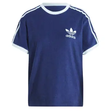 adidas 네이비 스트라이프 티셔츠