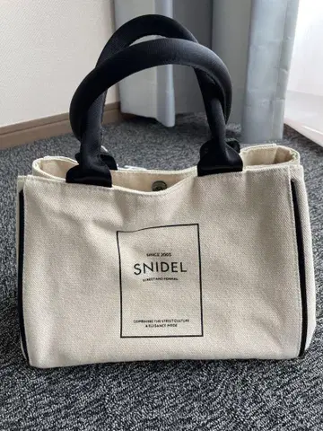 SNIDEL 캔버스 토트백