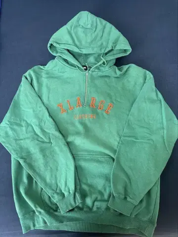 XLARGE 그린 집업 후드티 XL