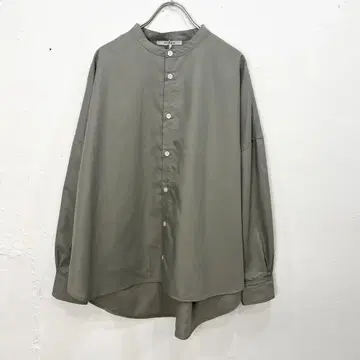 Y73) NARU REFRAIN 앞 버튼 긴팔 깔끔 셔츠 상의