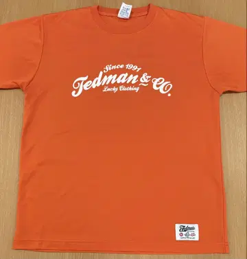 구제 의류 레어 상품 테드맨/TEDMAN 오렌지 티셔츠
