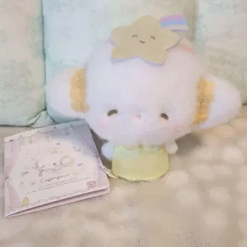 산리오 코기뮨의 천사 유희회 봉제인형 키링 새상품급