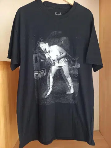 KATHLEEN HANNA 2024 TOUR T셔츠 M 블랙 미사용