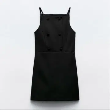 zara 버튼 미니 원피스 블랙 s 자라 Black