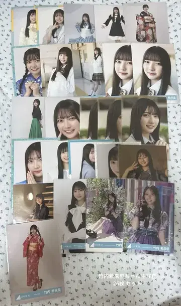 히나타자카 타케우치 키라리 브로마이드 묶음 판매