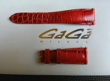새상품 GaGa MILANO 가가 밀라노 마누알레 40 정품 벨트 레드