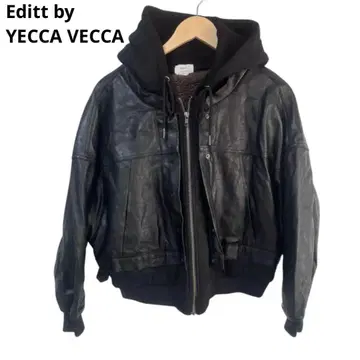 Editt by YECCA VECCA 후드 부착 라이더 재킷