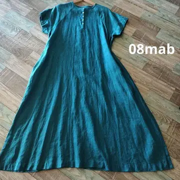 08mab 제로하치마부 넉넉한 린넨 원피스