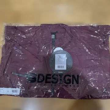 하이브리드 코튼 자켓 3L 와인