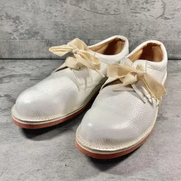 컨디션 최상 [MUKAVA] 레이스업 슈즈 천연 가죽 일본제 23.5cm