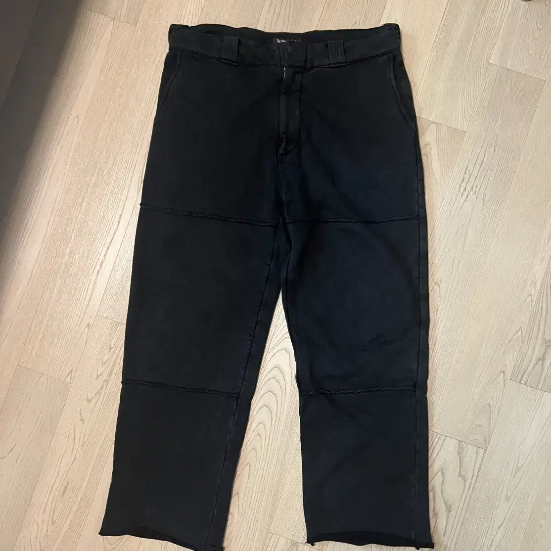 AMOS TANCE CLUB MEGA Belt Loop sweat pants - gra #에모스탠스