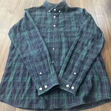 THE NORTH FACE 체크 무늬 긴팔 셔츠