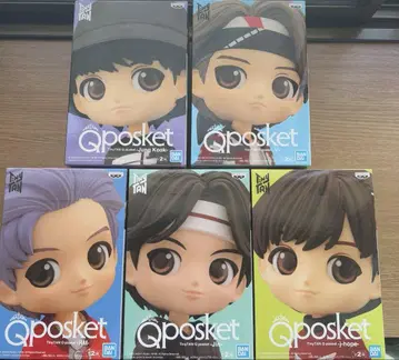 미개봉 ] TinyTAN Qposket 피규어 5체 세트