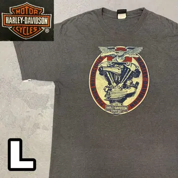 6WD307 HARLEY DAVIDSON 양면 프린트 티셔츠