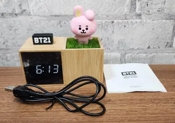 BT21 쿠키 LED 디지털 데스크 락