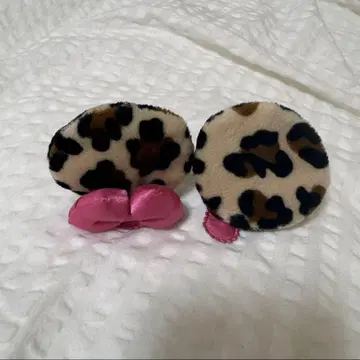 미니 레오파드 무늬 핀