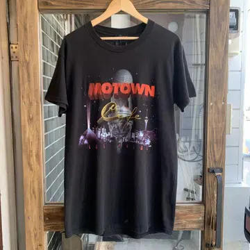 [USA 제작] Motown Cafe 라스베이거스 티셔츠 블랙 M 사이즈