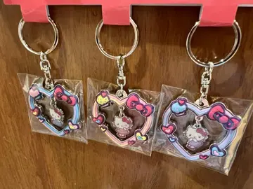 USJ 한정 키티 키체인 세트 헬로키티