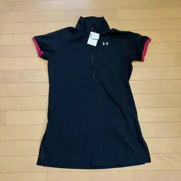 미사용 Under Armour 반팔 튜닉 기장 의류 블랙 LG
