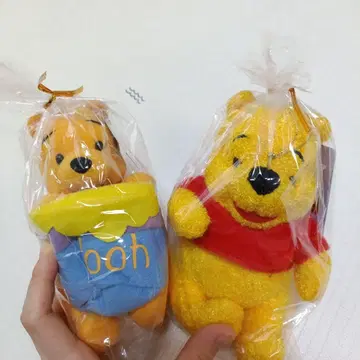 디즈니 리조트 푸우 봉제 인형 2개 세트 POOH