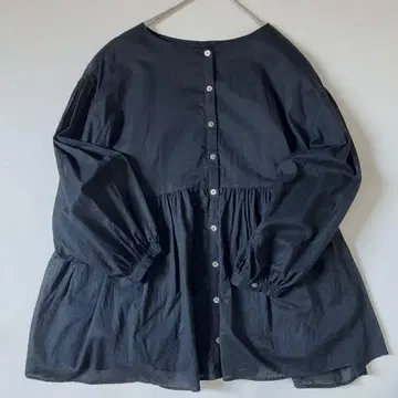 URBAN RESEARCH DOORS 도어즈 블라우스 블랙 2WAY