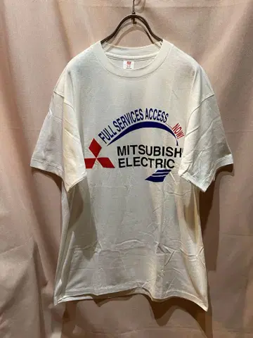 MITSUBISHI ELECTRIC 티셔츠 90년대 빈티지 미쓰비시