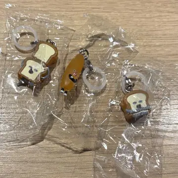 BANDAI 빵 도둑 스트랩 3개 세트 메지루시 액세서리 3
