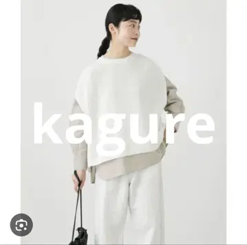 린넨 코튼 니트 베스트 카구레