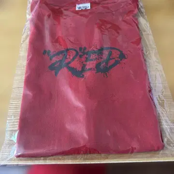 이마이치 류지 T셔츠 'RED' 프린트