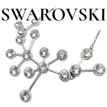 [컨디션 최상] SWAROVSKI 목걸이 크리스탈 레어 큐빅