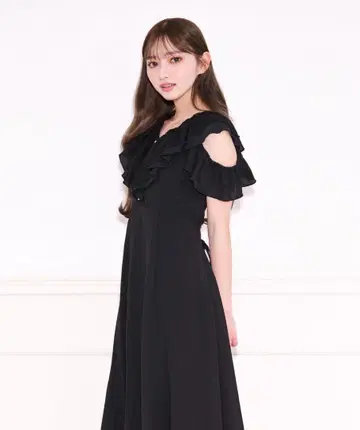 apres jour 프릴 레이스업 원피스