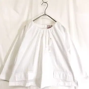 THE FACTORY : 노카라 코튼 개더 블라우스