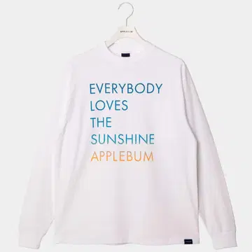 [ APPLEBUM ] 'SUNSHINE' 롱T White ( XXL )