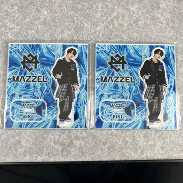 MAZZEL 온라인 복권 EIKI 아크릴 스탠드 2개 세트