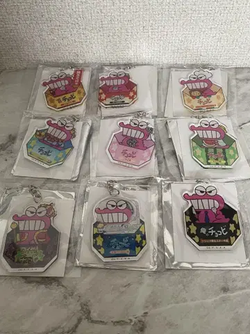 짱구는 못말려 와니야마 씨 쵸코비 아크릴 키링