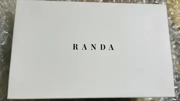 RANDA 시스루 도트 힐 펌프스 도트 무늬 네이비
