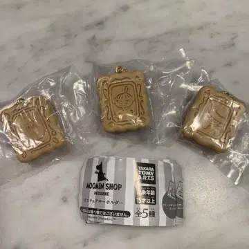 무민 샵 파티스리 미니어처 키링 3개 세트 가챠