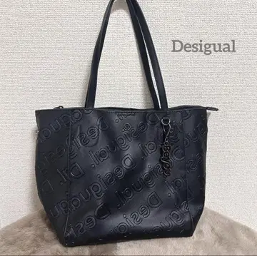 컨디션 최상 Desigual 2WAY 토트백 복조리 로고 참