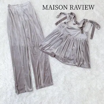 [ MAISON RAVIEW ] 셋업 벨로아 무지 넉넉한 핏 슬릿