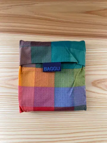 BAGGU BIG 마드라스 바구 마드라스 체크 무늬