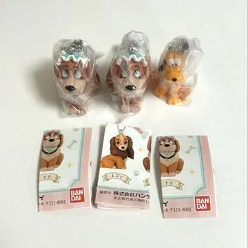 디즈니 캐릭터 DOG 스윙 마스코트 나나 플루토 가챠가챠