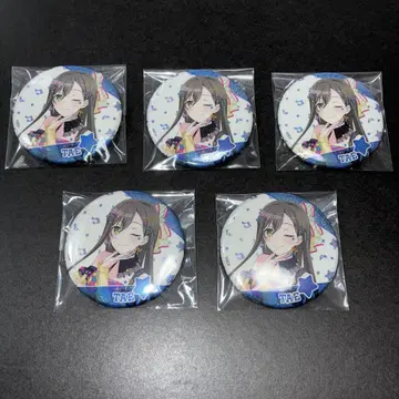 뱅드림 10주년 캔뱃지 Poppin'Party 하나조노 타에 5점