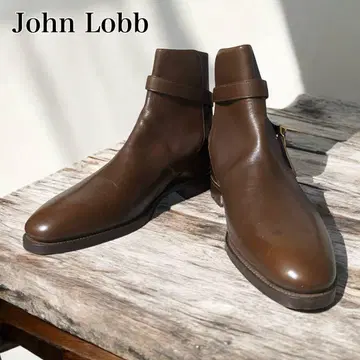 고급 초판 존 롭 John Lobb 조퍼 부츠 브라운 6E