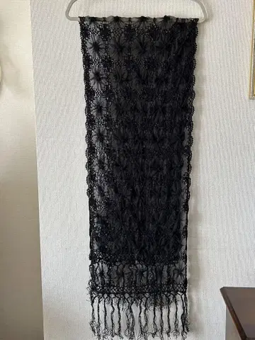 COMME CA ISM 블랙 스톨 결혼식 등